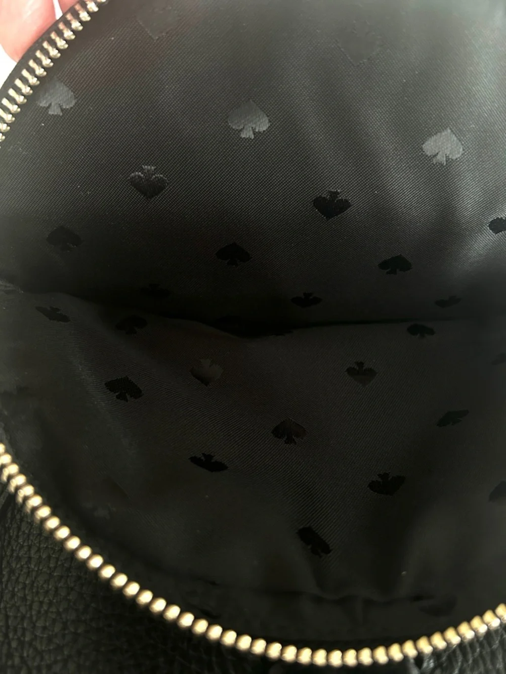 Kate Spade New York Lizzie Medium Flap Backpack - Black Saffiano Leather